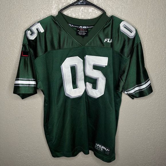 VTG FUBU Green Jersey 05 Size M - Picture 2 of 5